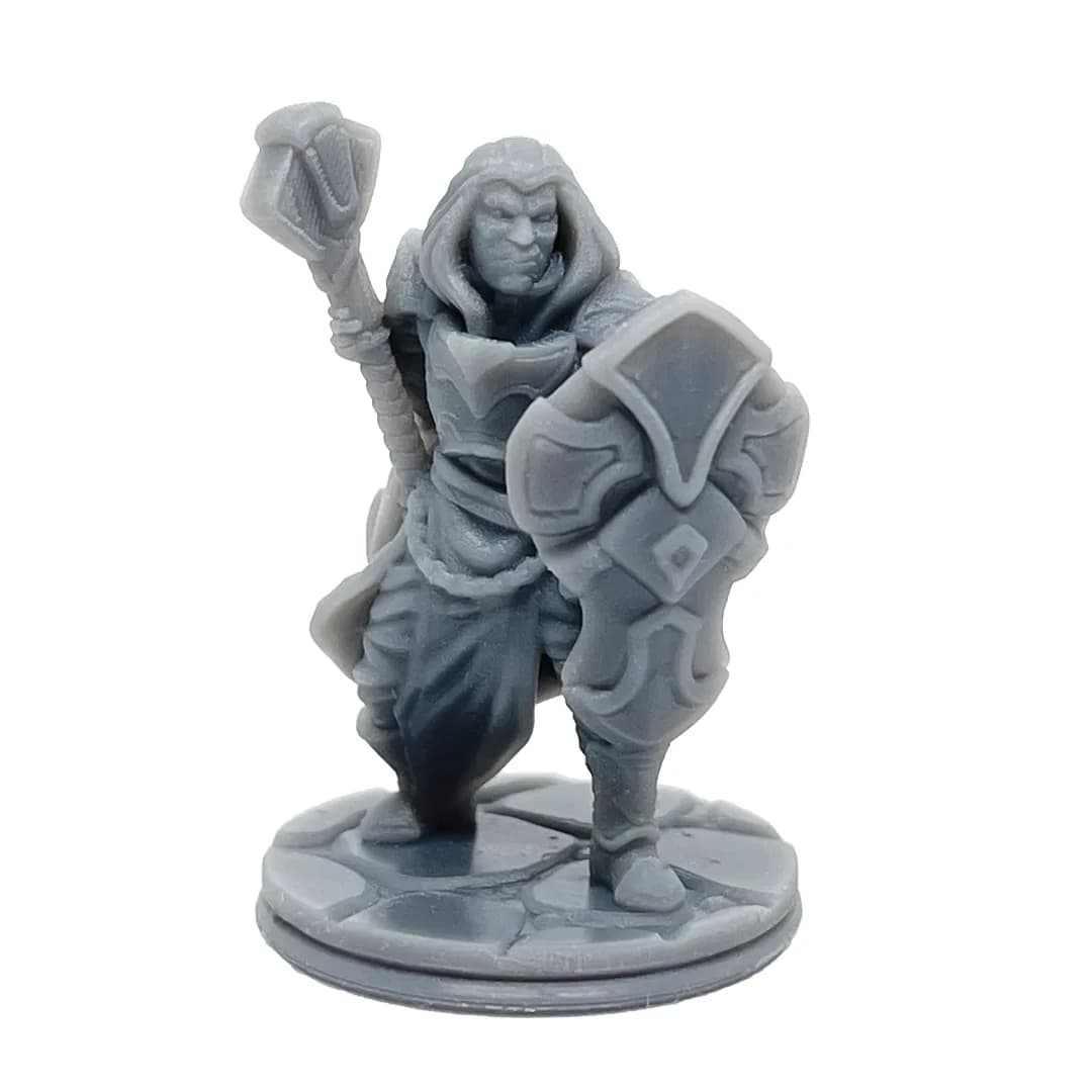 Imagen de #913 A - Humano Clérigo - 25mm