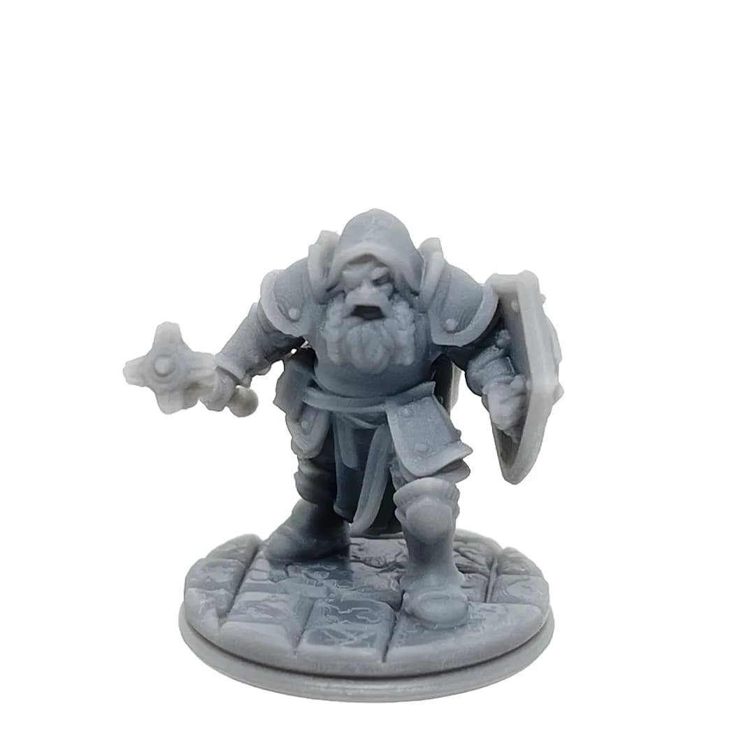 Imagen de #876 A - Enano Clérigo - 25mm