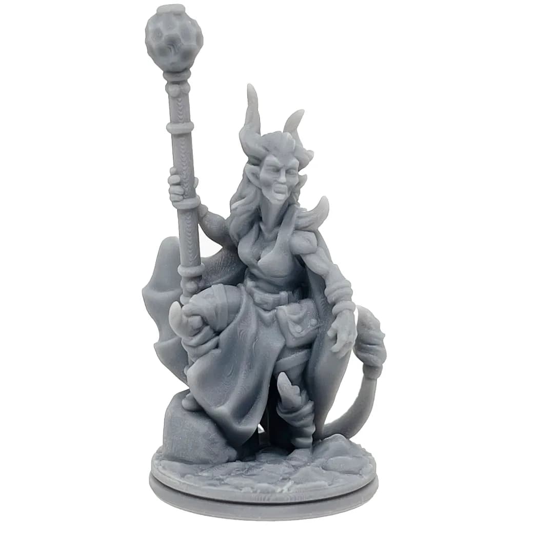 Imagen de #869 A - Tiefling Maga - 25mm