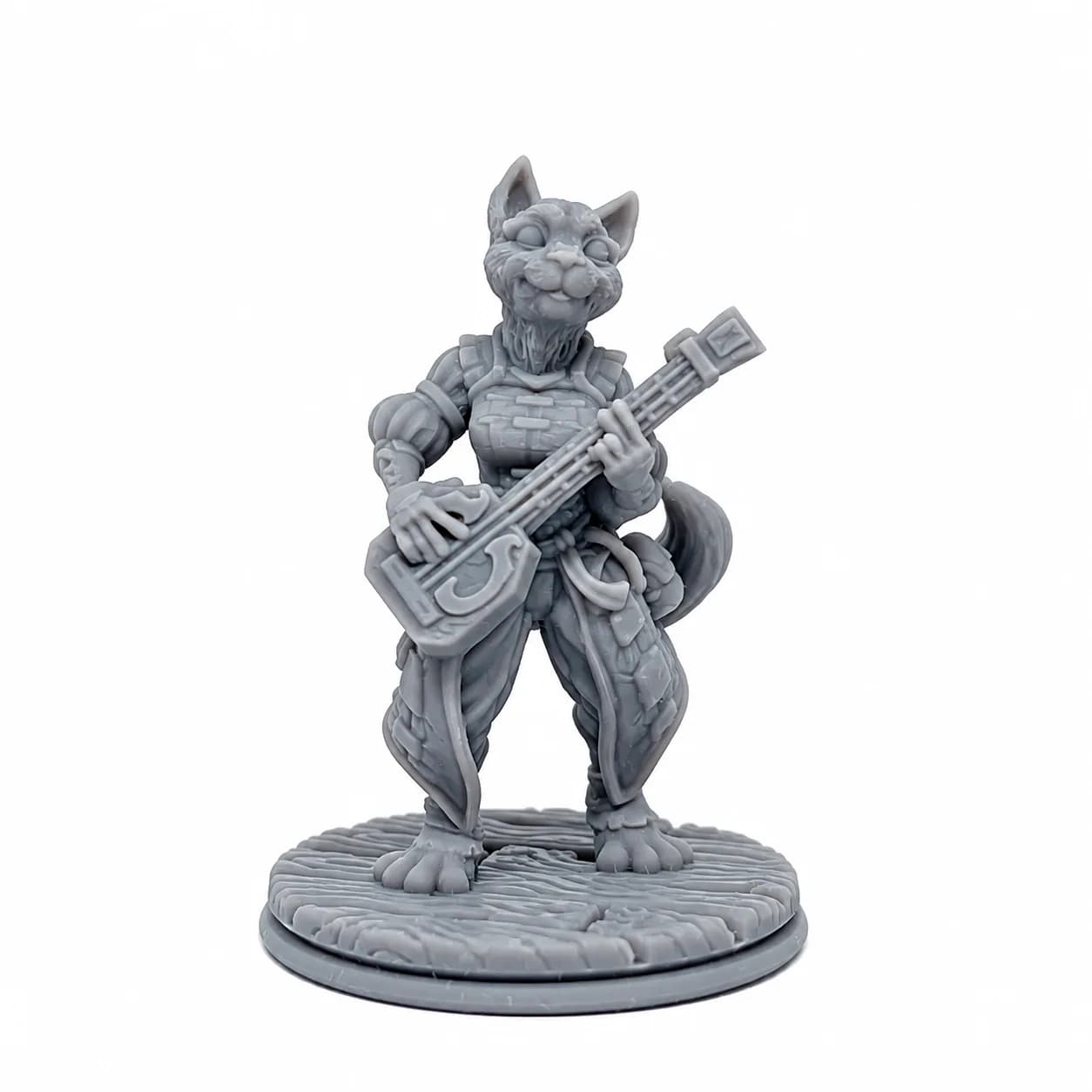 Imagen de #832 A - Tabaxi Bardo - 25mm