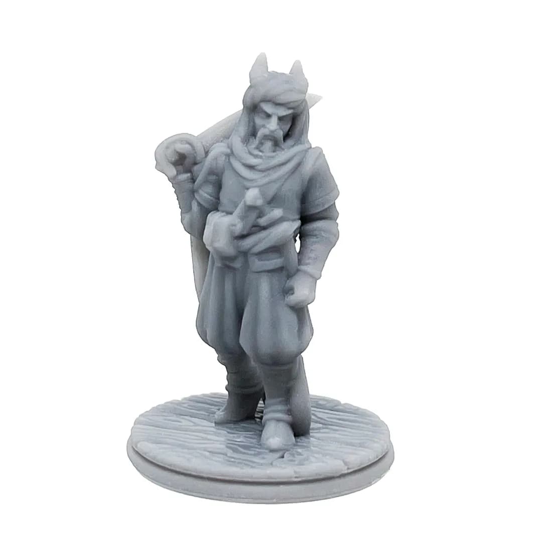 Imagen de #773 A - Tiefling Guerrero del Desierto - 25mm