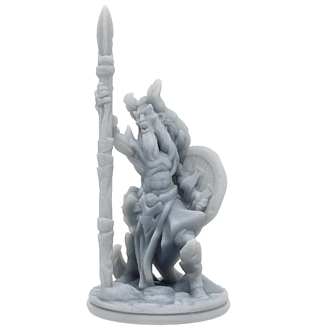 Imagen de #468 A - Tiefling Guerrero - 25mm