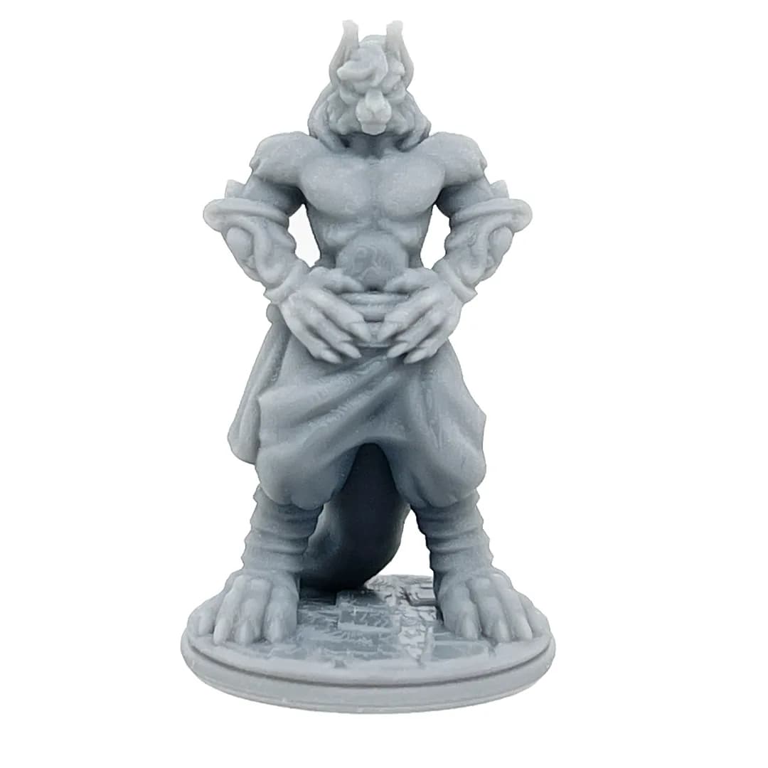 Imagen de #284 A - Tabaxi Monje - 25mm
