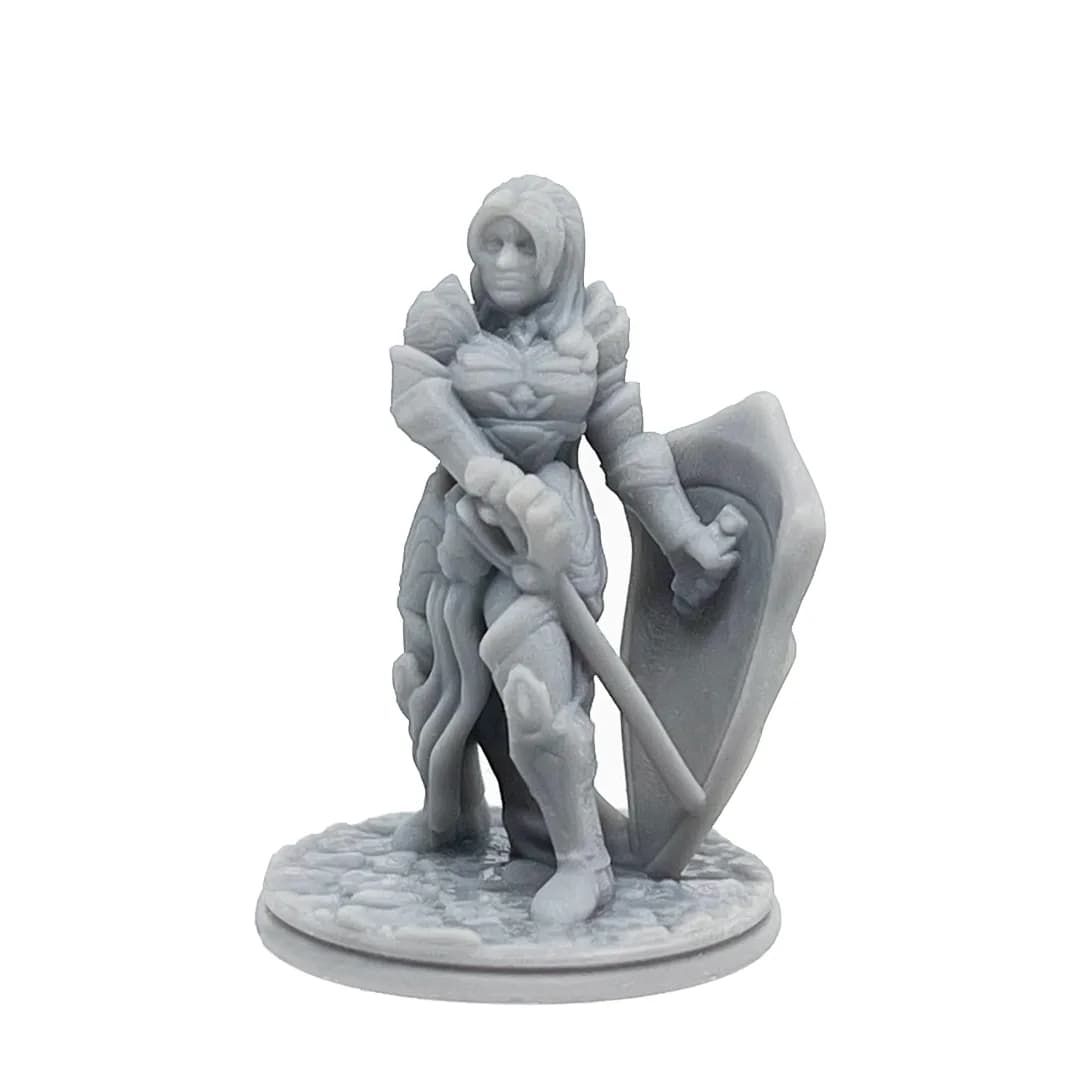 Imagen de #726 A - Humana Paladín - 25mm
