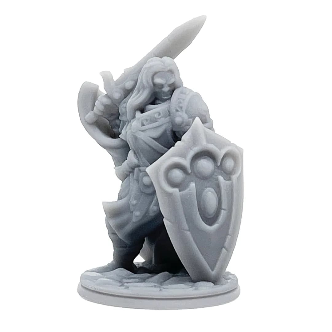 Imagen de #444 A - Humano Paladín - 25mm