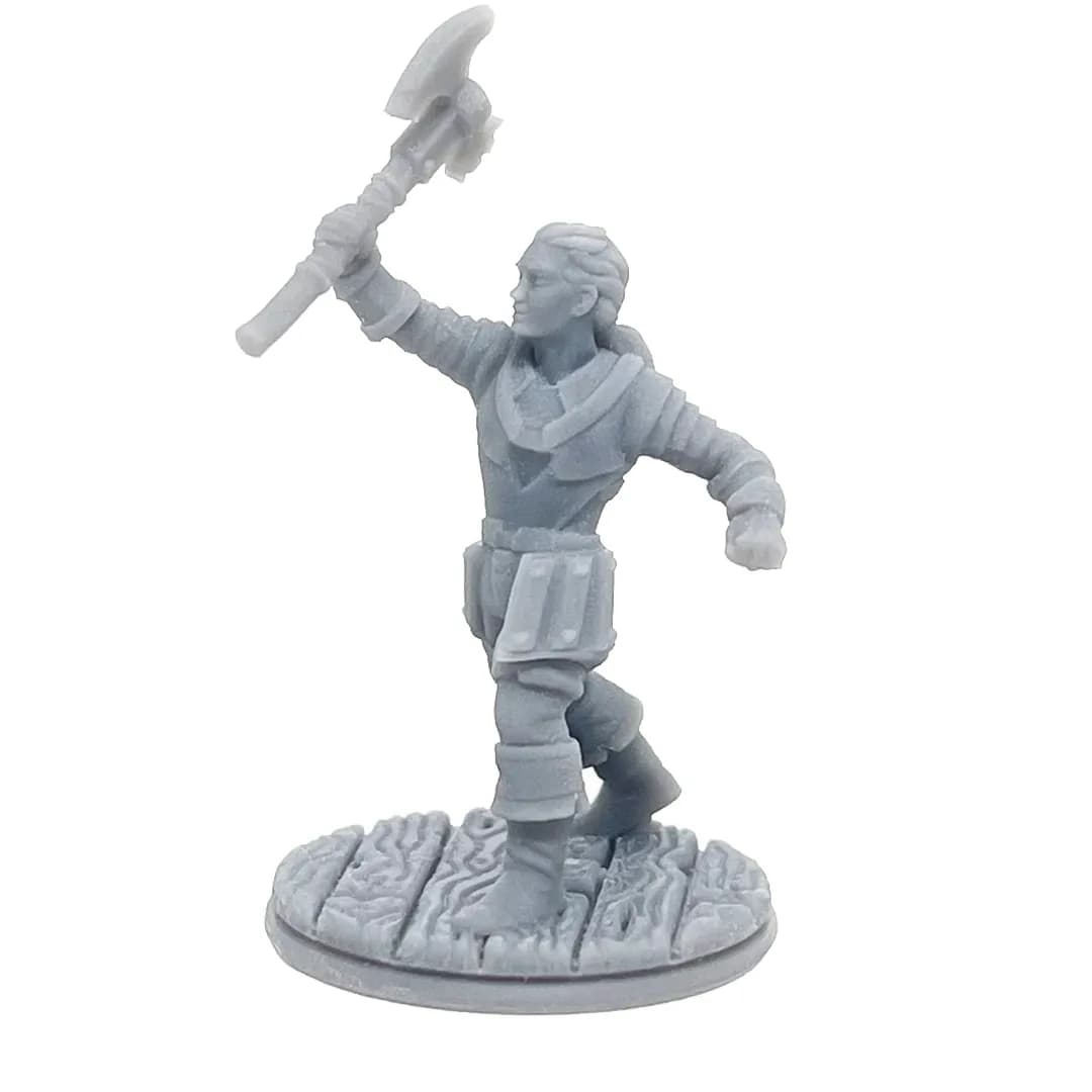 Imagen de #195 A - Humano Guerrero - 25mm