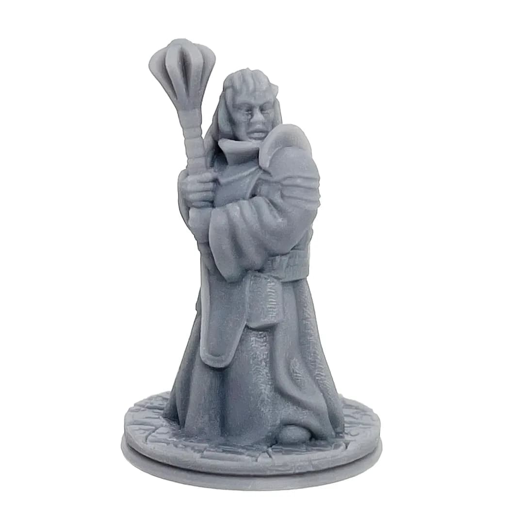 Imagen de #586 A - Humano Clérigo - 25mm