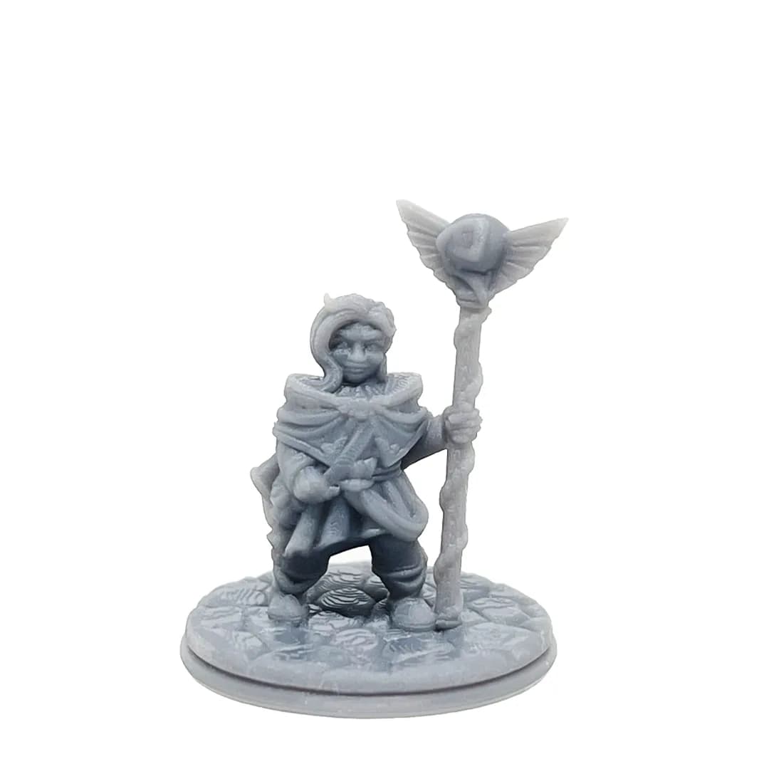 Imagen de #309 A - Gnoma Clérigo - 25mm