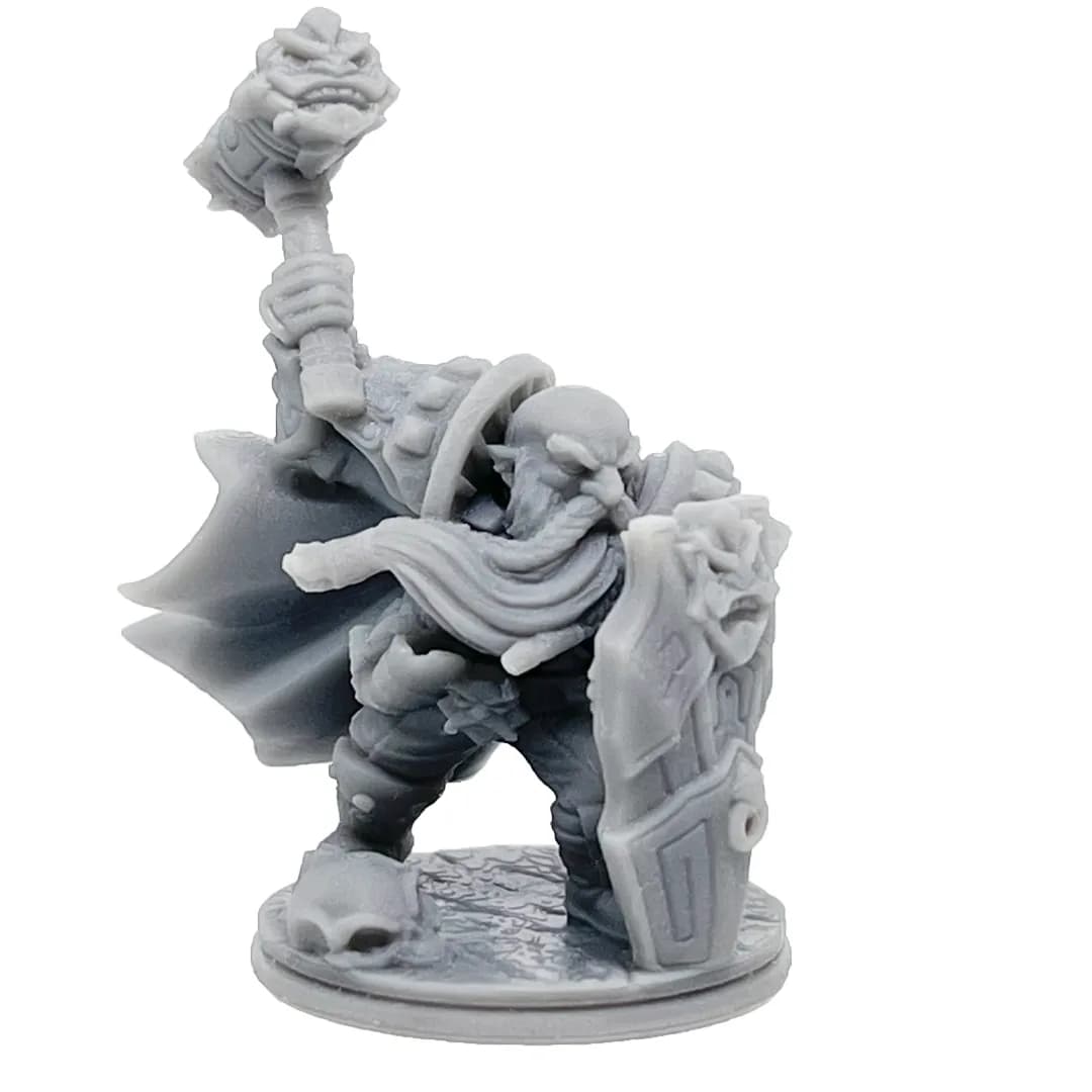 Imagen de #289 A - Enano Paladín - 25mm