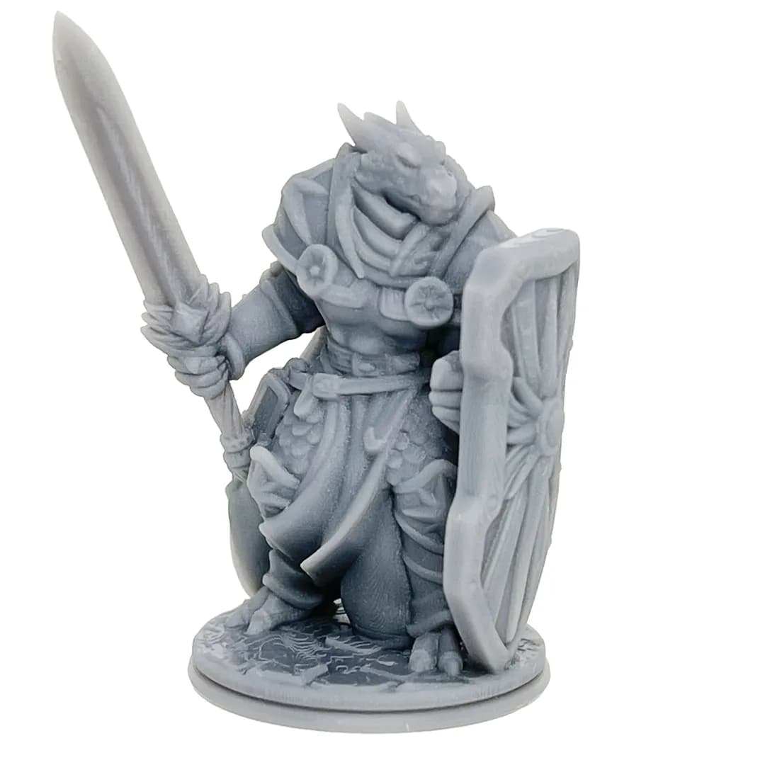 Imagen de #589 A - Dragonborn Paladina - 25mm