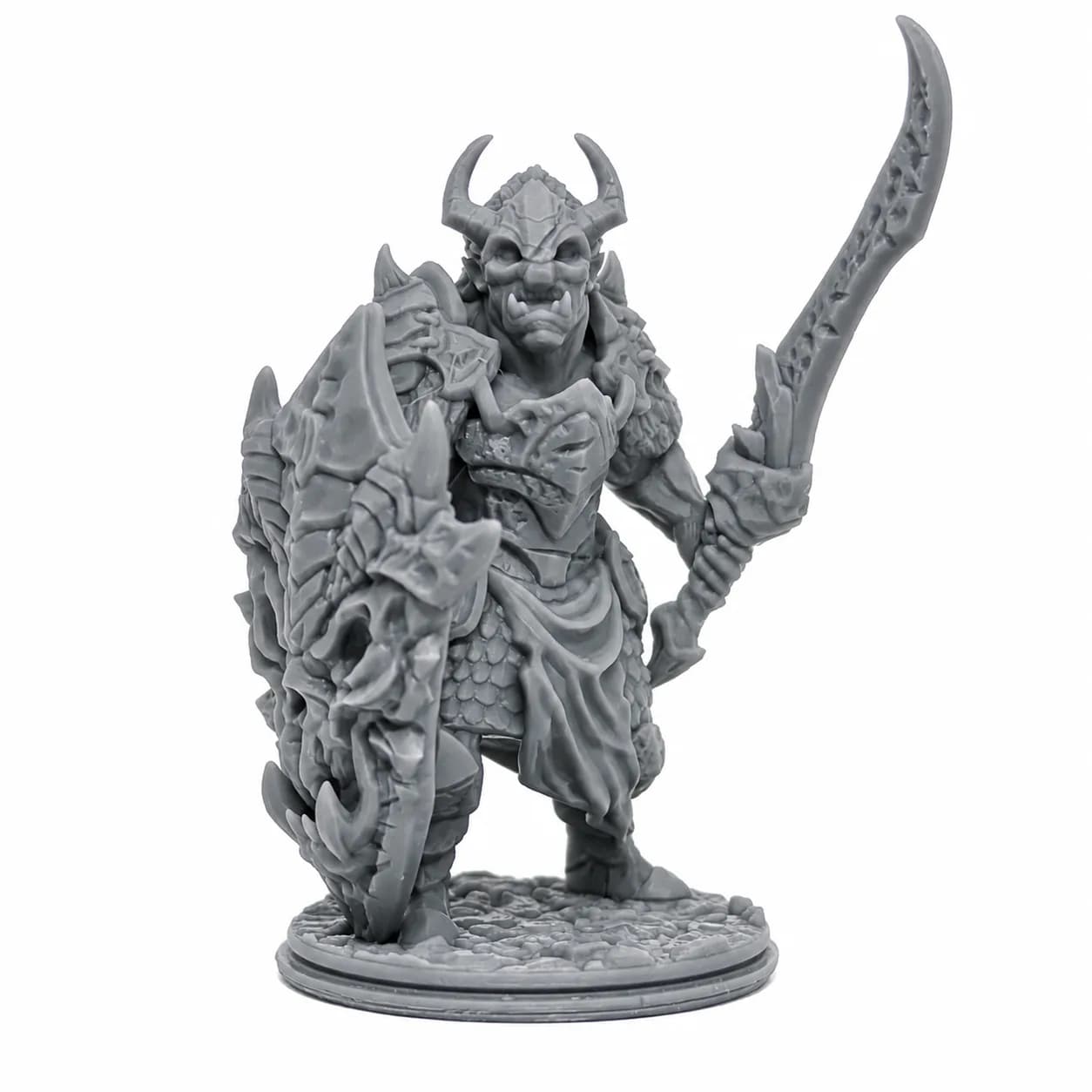 Imagen de #495 A - Orco Chieftan - 25mm