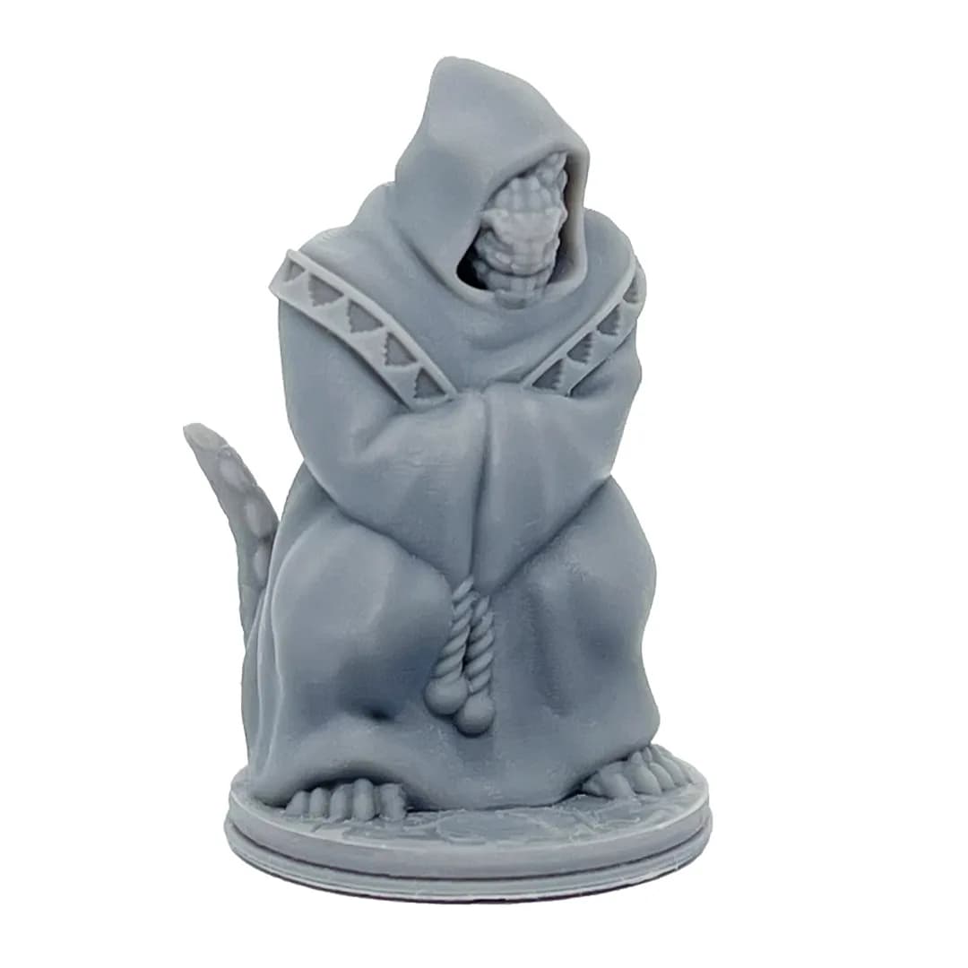 Imagen de #582 A - Lizardfolk Encapuchado - 25mm
