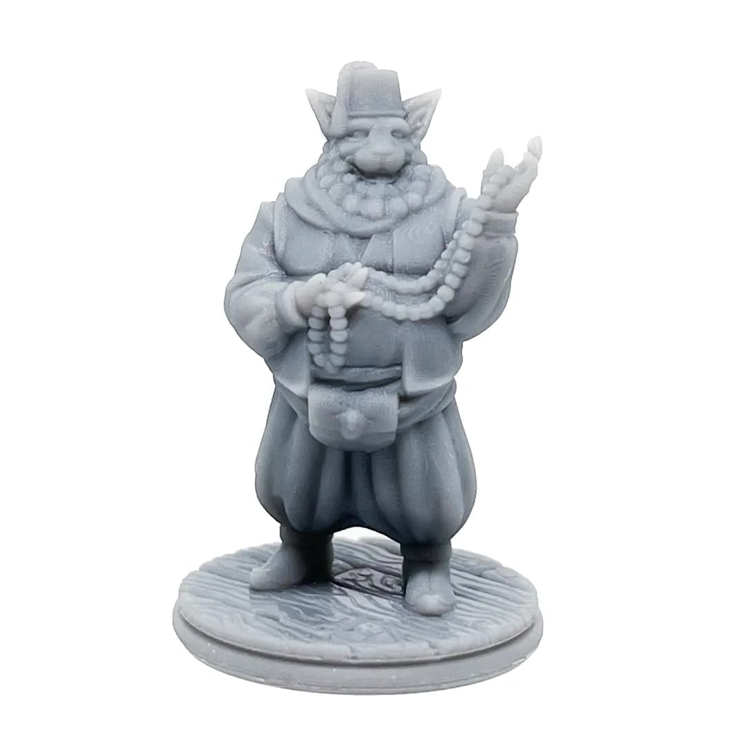 Imagen de #766 A - Tabaxi Mercader - 25mm