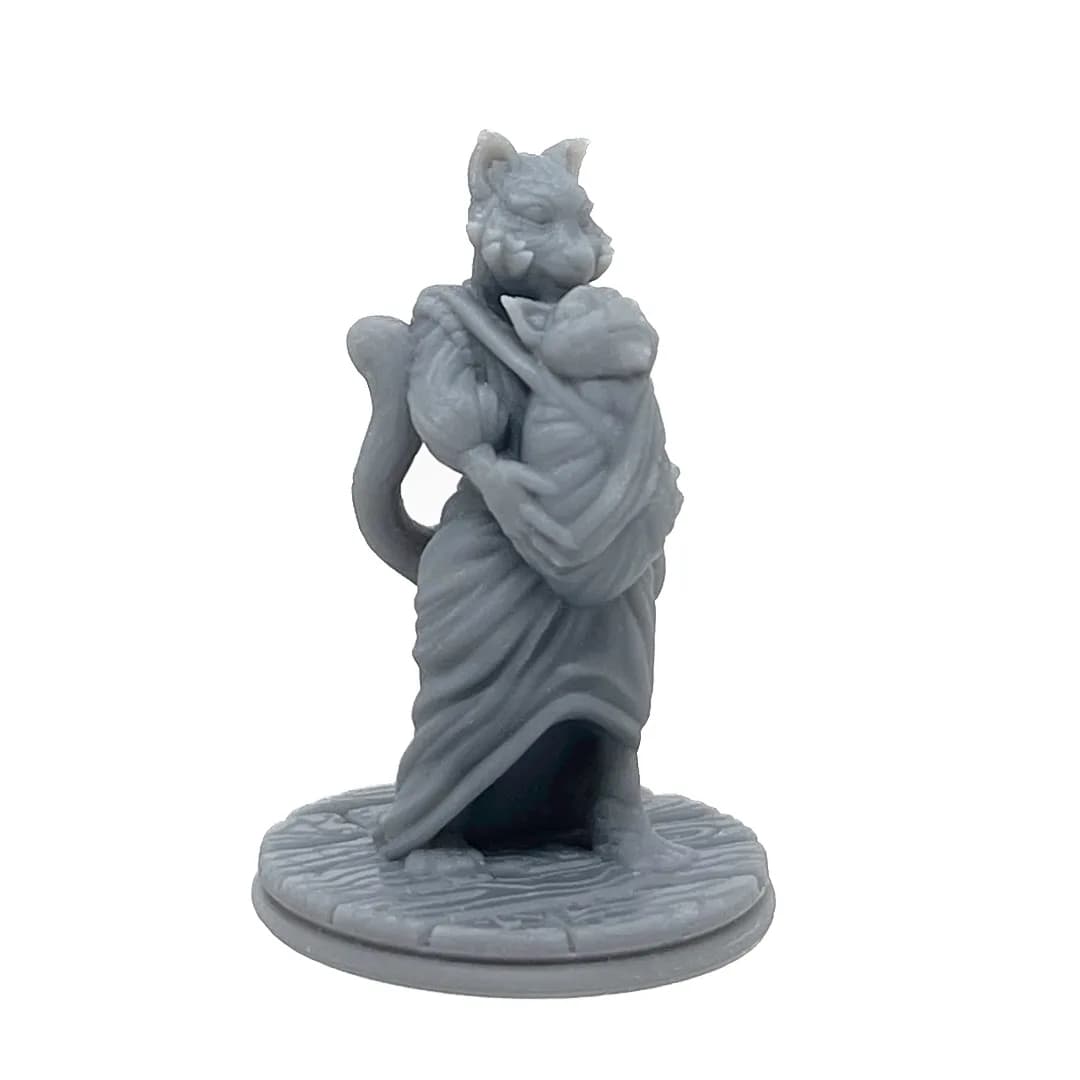 Imagen de #677 A - Tabaxi Madre e Hijo - 25mm