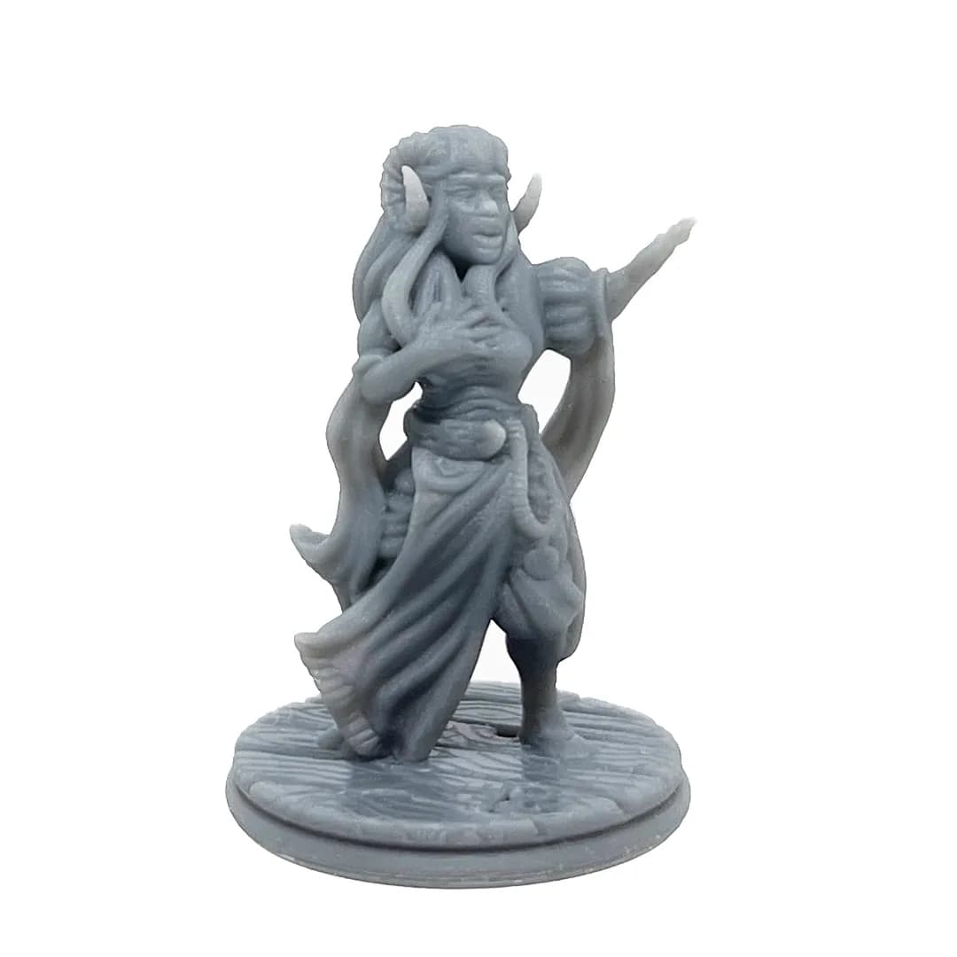 Imagen de #673 A - Tiefling Cantante - 25mm