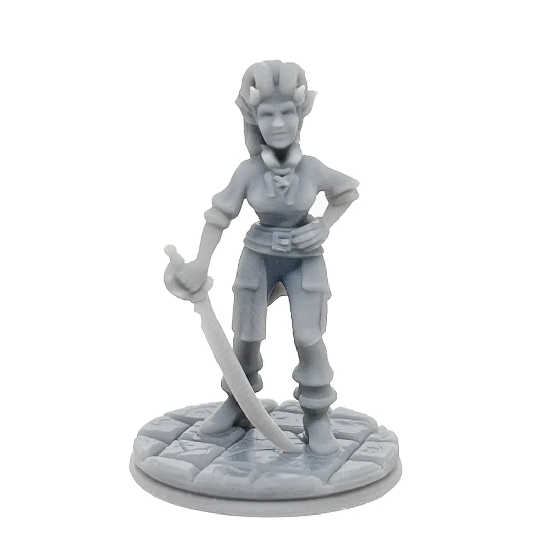 Imagen de #197 A - Tiefling Pirata 2 - 25mm