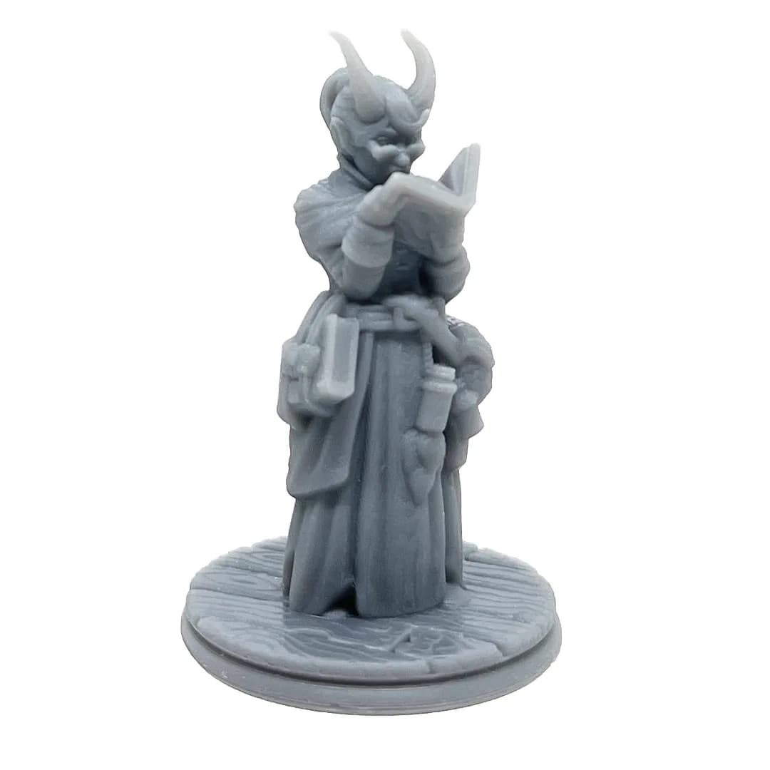 Imagen de #671 A - Tiefling Erudita - 25mm